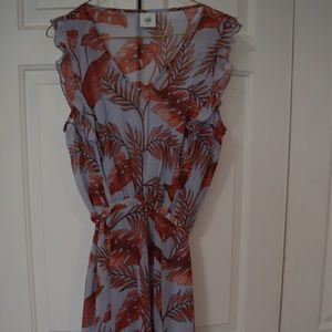 Cabi summer dress with removable lining, size M